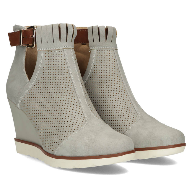 Wedge ankle boots Filippo DBT207/22 GR grey