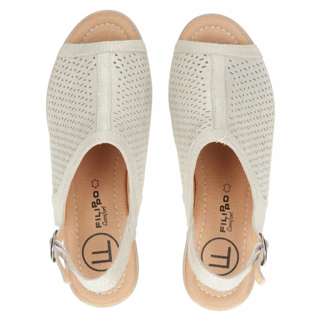 Leather sandals Filippo DS4475/24 GO gold