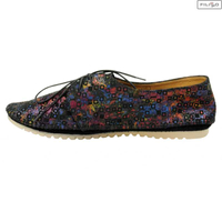 Shoes MACIEJKA 02465-20/00-0 black squares 8022766