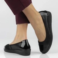 Leather shoes Filippo DP7541/26 BK PT black