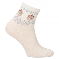 Women's Socks LM18-412 beige