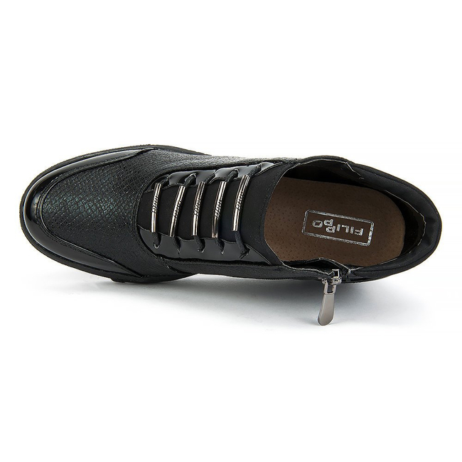 Sneakersy Filippo DBT008/17 BK czarne