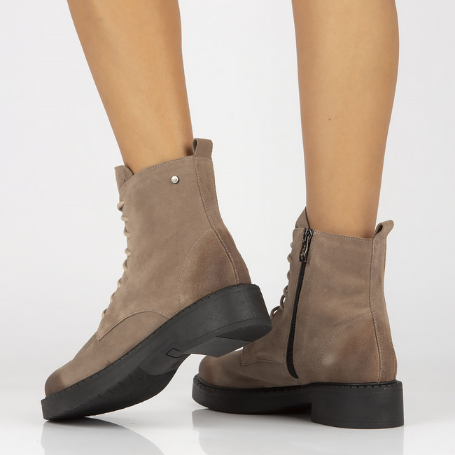 Leather ankle boots Filippo 60364 taupe