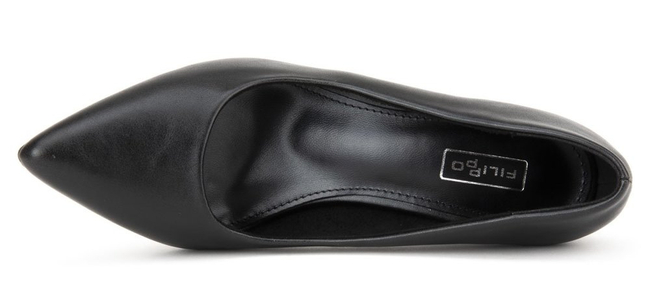 Czółenka Filippo DP1102/19 BK czarne