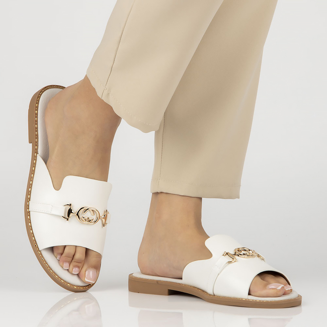 Slippers Filippo DK4491/23 WH white