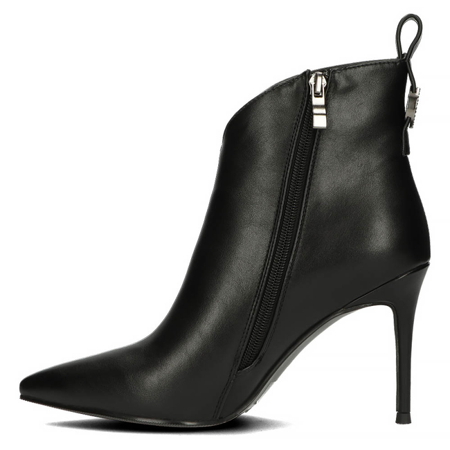 Botki na słupku Filippo DBT4071/22 BK czarne