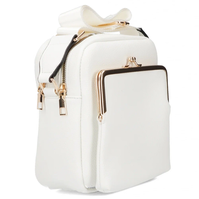 White handbag bijou