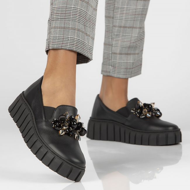 Leather shoes Filippo 198 black