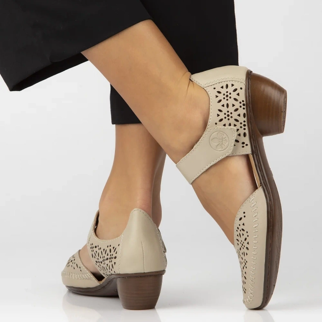 Leather shoes Filippo 43750-62 beige