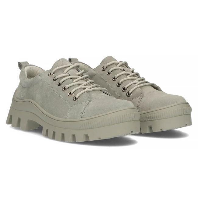 Leather shoes FILIPPO DP3522/22 GR grey