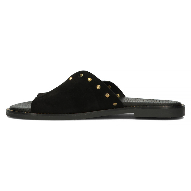 Leather Slippers Filippo LH-425 black