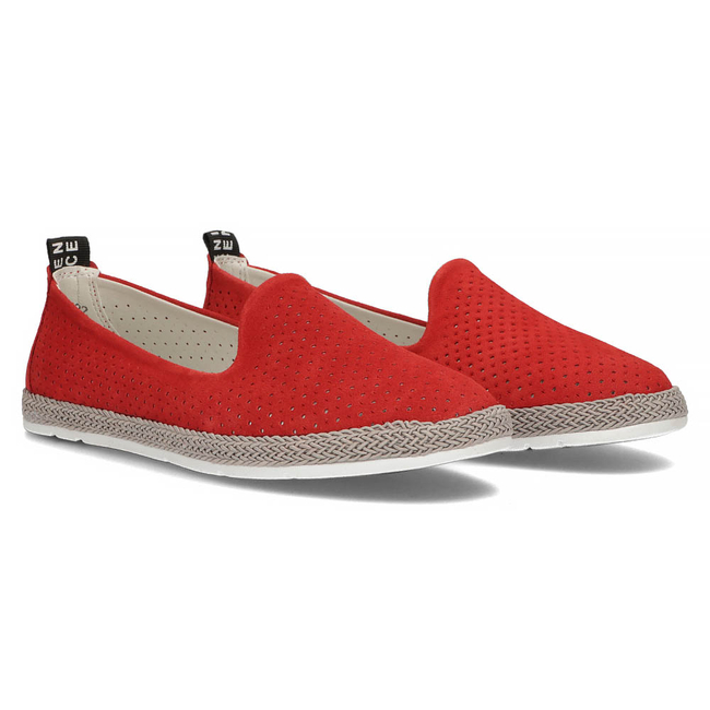 Leather shoes Filippo DP081/22 RD red