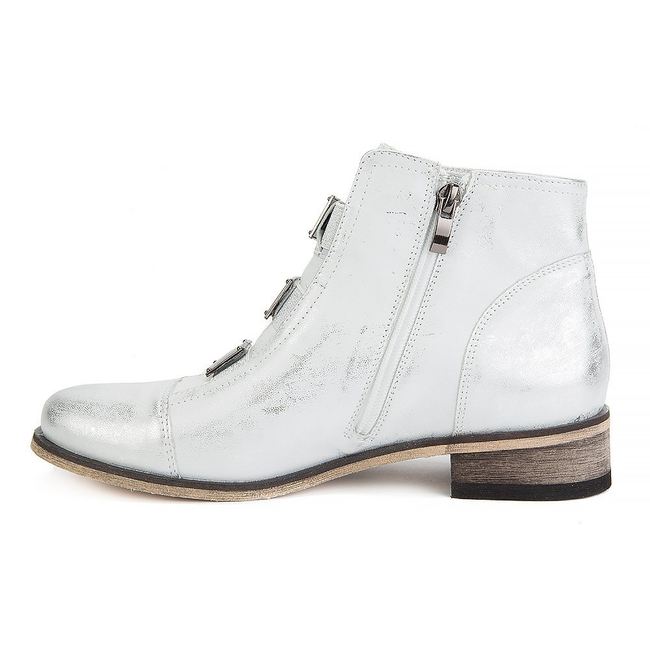 Ankle boots EKSBUT 65-3558-369-1G silver face