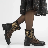 Leather ankle boots Laura Vita kouleo 16 black