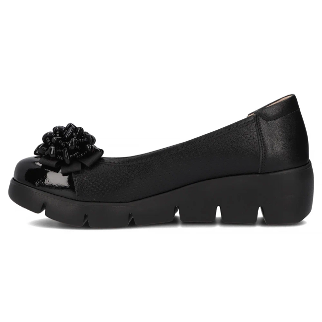 Leather shoes Filippo DP6783/25 BK black