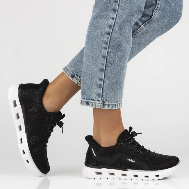Rieker sneakers M6066-01 black
