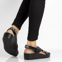 Leather sandals Filippo DS2060/21 BK black