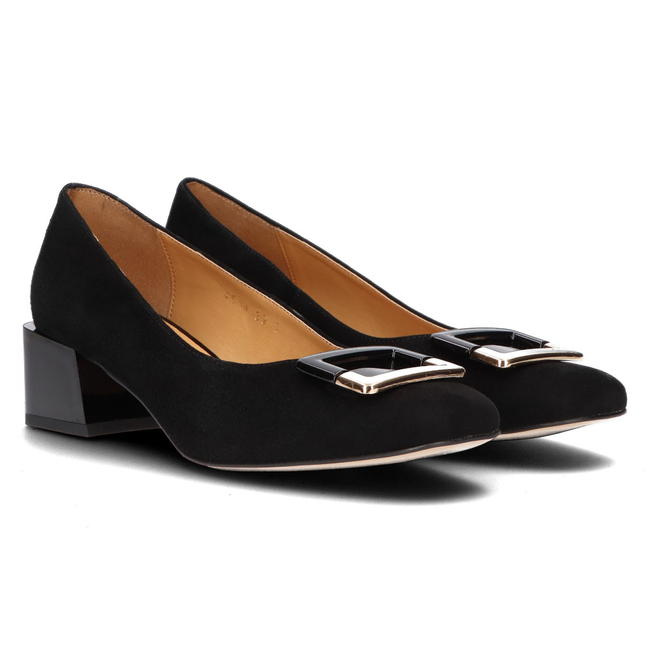 Leather shoes Sagan 4634 black