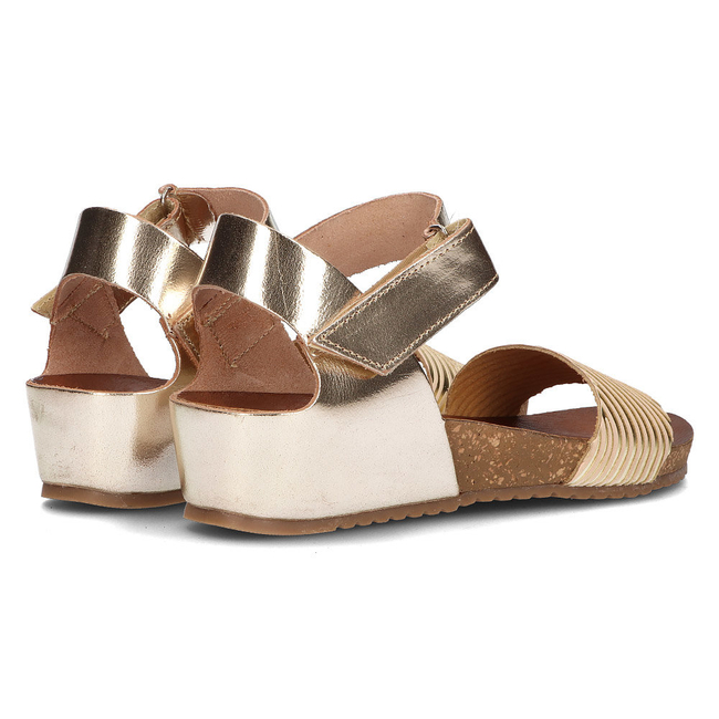 Skórzane sandały Filippo 40143 złote