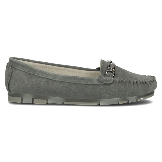 Leather loafers Filippo DP1202/23 GR gray