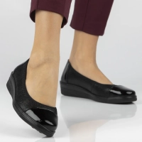 Leather shoes Filippo DP7541/26 BK PT black