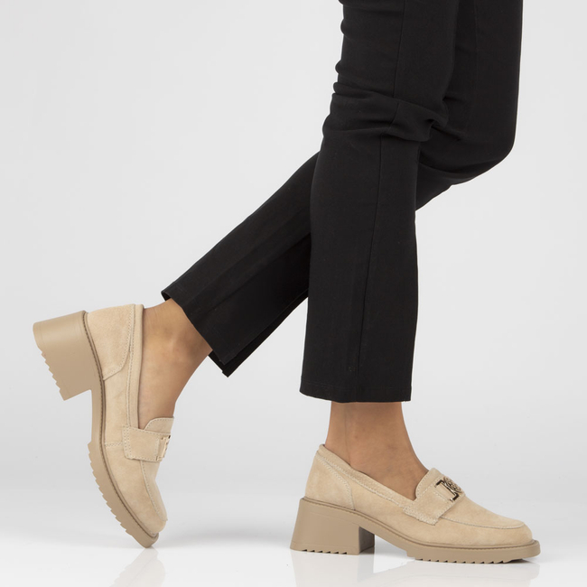 Leather shoes Filippo DP4145/22 BE beige