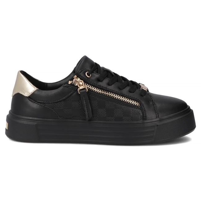 Leather shoes Filippo DP7493/25 BK black