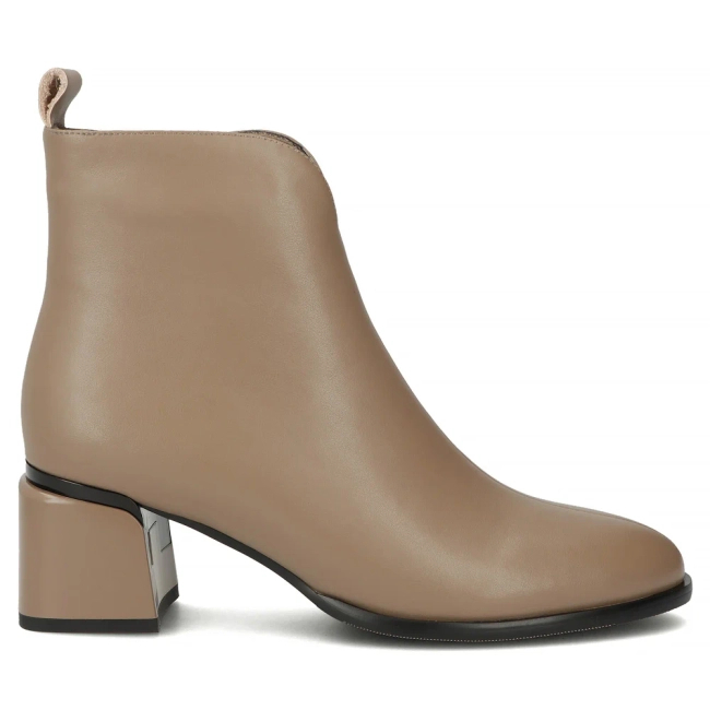Leather ankle boots Filippo DBT7459/25 BE beige