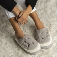 Slippers Filippo DK6685/24 GR grey