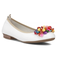 Leather ballerinas Filippo DP6159/25 WH white