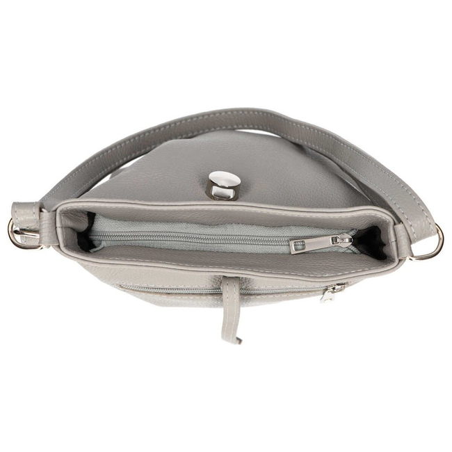 Filippo leather handbag 211209 Grey