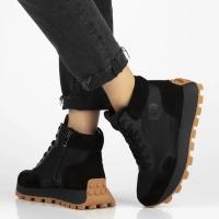 Leather ankle boots Filippo DBT7158/25 BK black