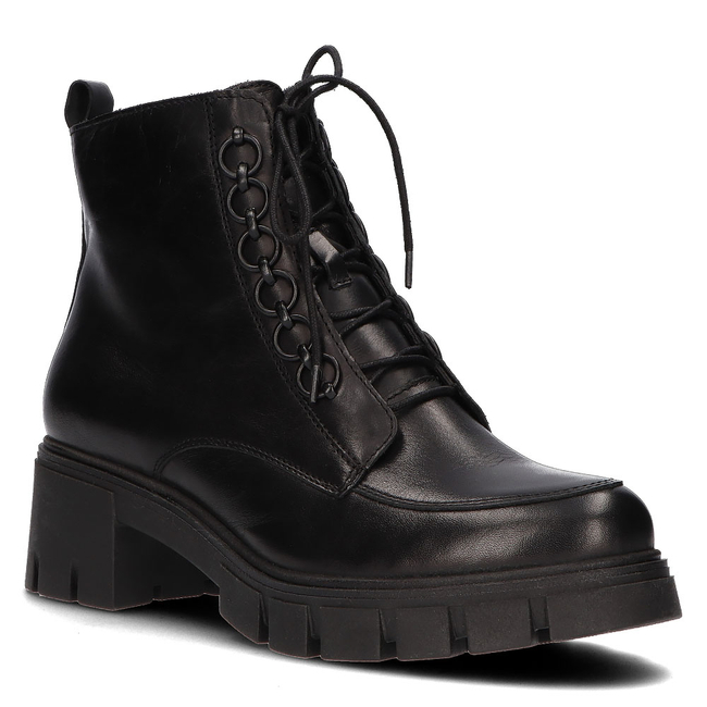 Leather ankle boots Simen 4477A black