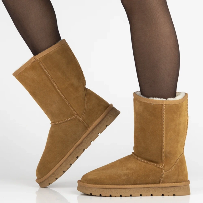 Leather snow boots Filippo DBT7333/25 CA brown