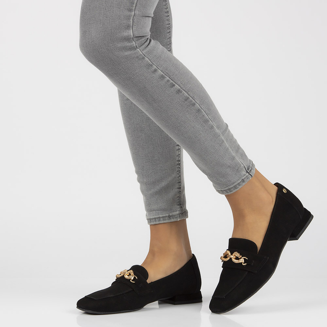 Leather loafers Filippo 05313 black