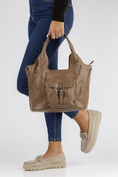 Ines Delaure handbag 1682768 taupe