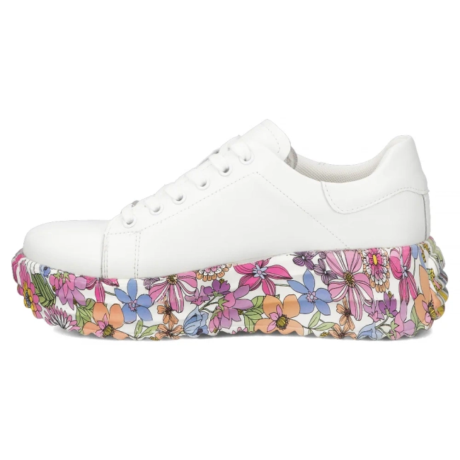 Leather sneakers Filippo DP7507/26 WH MLT white