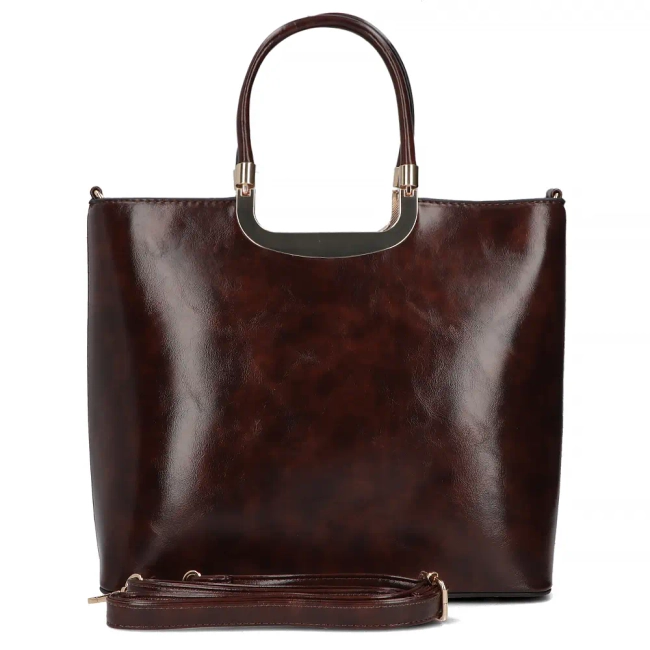 Dark brown handbag celeste