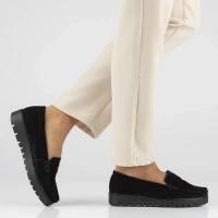 Leather loafers Filippo DP6045/24 BK black