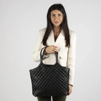 Czarna torebka shopper couture carry