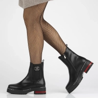 Leather ankle boots Filippo DBT6598/24 BK black
