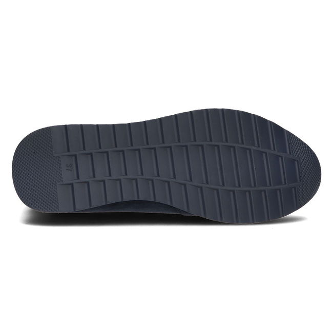 Leather sneakers Filippo DP1500/21 NV navy blue