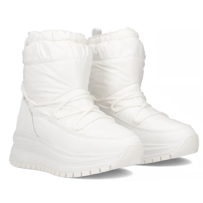 Filippo snow boots with membrane DBT6647/24 WH white