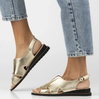 Leather sandals Filippo DS4470/25 GO gold