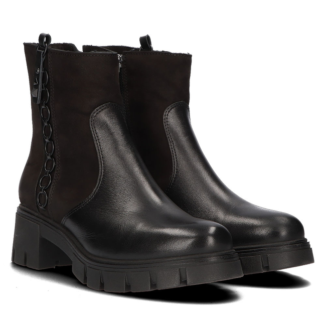 Leather ankle boots Simen 4267A black