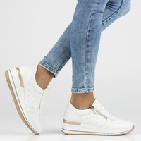 Leather sneakers Remonte D3211-80 white