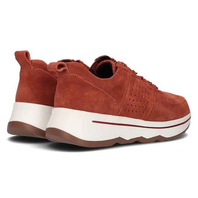 Skórzane sneakersy Filippo DP3171/21 BR brązowe