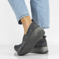 Leather Sneakers Filippo DP1500/21 GR gray