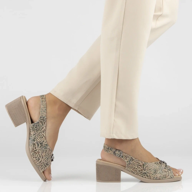 Leather sandals Filippo DS7645/26 MLT multicolor