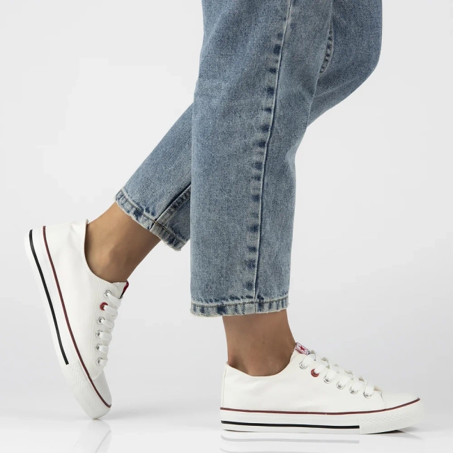 Trampki News 8SP30-4723 białe